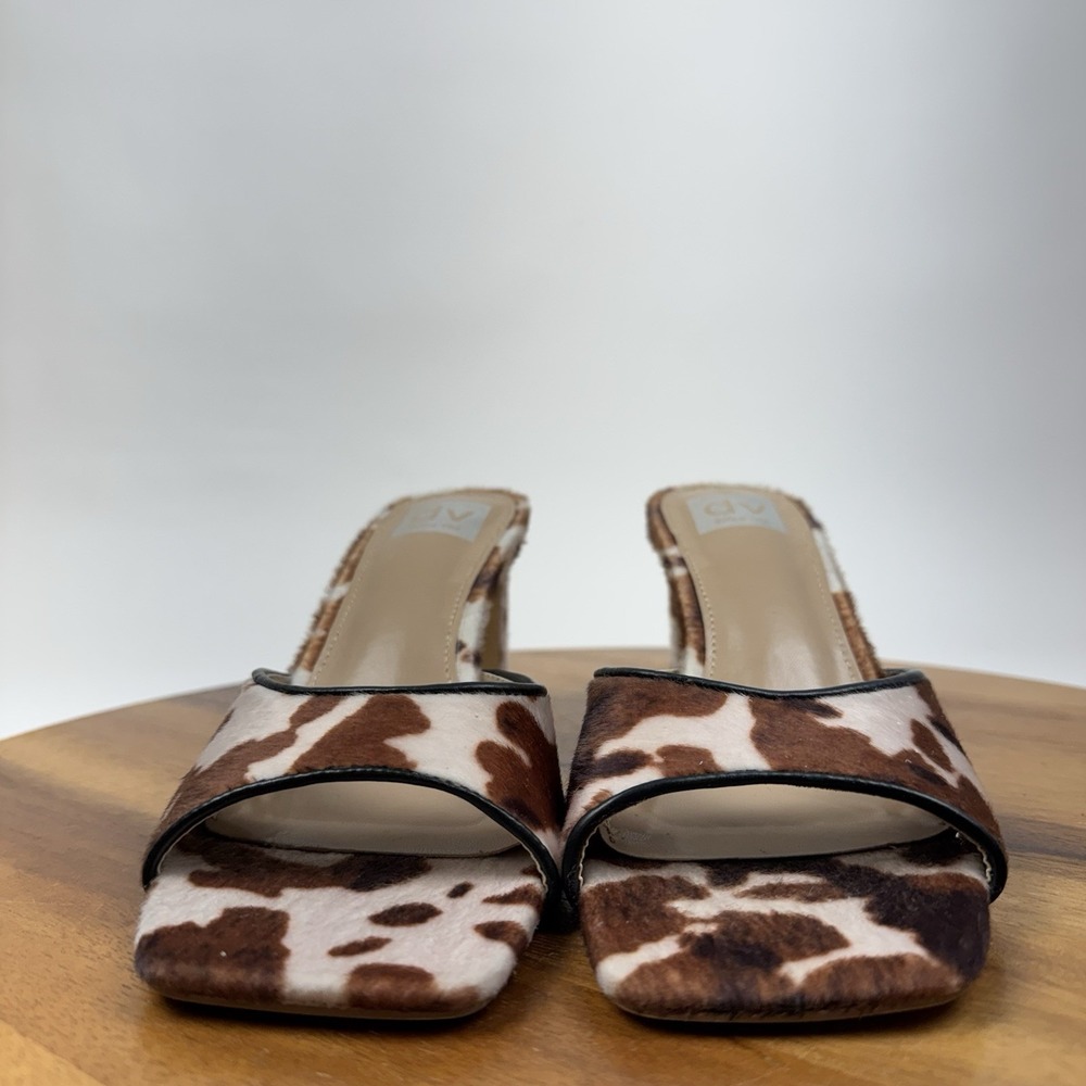 New NWOB Womens Dolce Vita Lennie A Faux Fur Slip On Sandals Slides Size 8.5 M - Picture 3 of 8